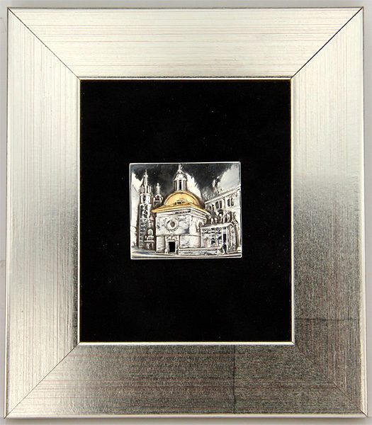 Obrazek srebrny "Kościół św. Wojciecha"